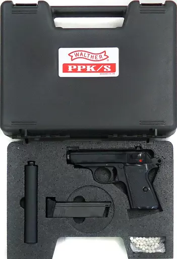 ガス ムービープロップシリーズ ワルサー PPK/Sセット ブラック_img
