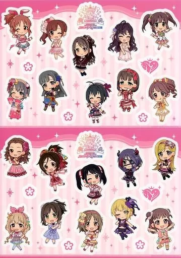 Cuteセット 公式デコレーションステッカー(2枚組) 「THE IDOLM＠STER CINDERELLA GIRLS 6thLIVE MERRY-GO-ROUNDOME!!!」