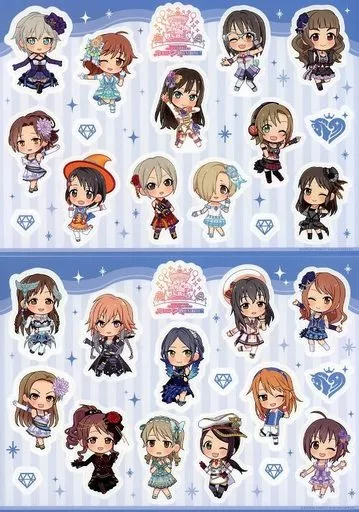 Coolセット 公式デコレーションステッカー(2枚組) 「THE IDOLM＠STER CINDERELLA GIRLS 6thLIVE MERRY-GO-ROUNDOME!!!」