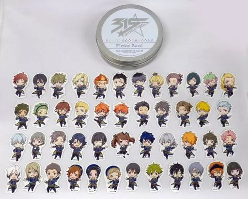ロゴ 缶入りフレークシール 「アイドルマスター SideM×animatecafe」