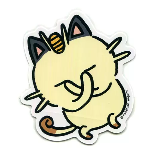 ニャース OYASUMI CHU ステッカー 24じかんポケモンCHU 「ポケットモンスター」 ポケモンセンター限定
