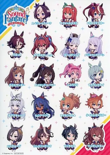 ウマ娘　2nd LIVE　ステッカー　全種類　sound Fanfare 2nd EVENT「Sound Fanfare！」追加情報を公開！ - NEWS // TVアニメ