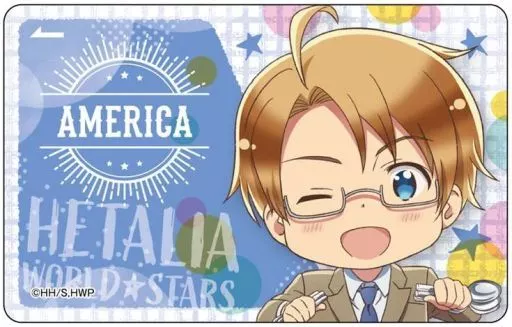 駿河屋 -<中古>アメリカ ICカードステッカー 「ヘタリア World☆Stars