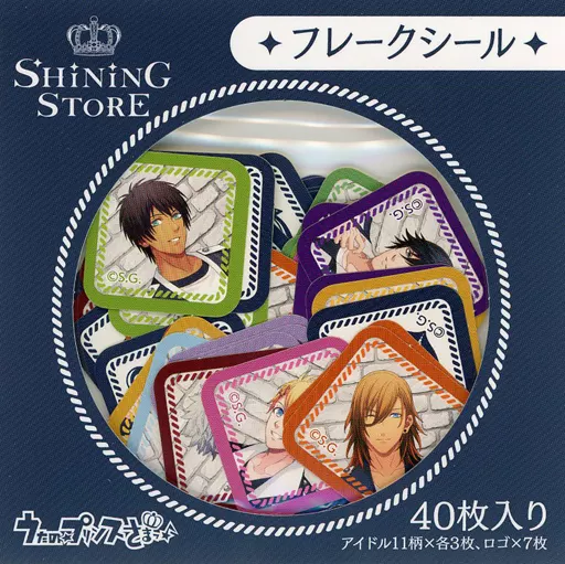 シール・ステッカー　集合 フレークシール Classy Sailor Ver. 「うたの☆プリンスさまっ♪」 SHINING STORE2021グッズ