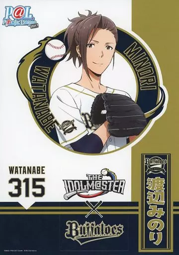 渡辺みのり(アイドルマスター SideM) ステッカーシート 「アイドルマスターシリーズ×パ・リーグコラボ」