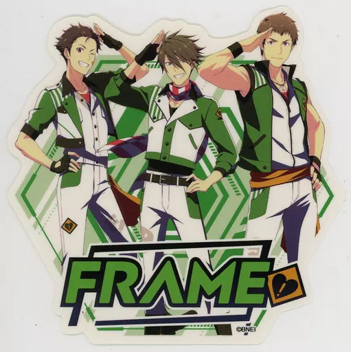 FRAME トレーディングダイカットステッカー 「アイドルマスター SideM in JOYPOLIS カーニバルゲーム」 当たり景品