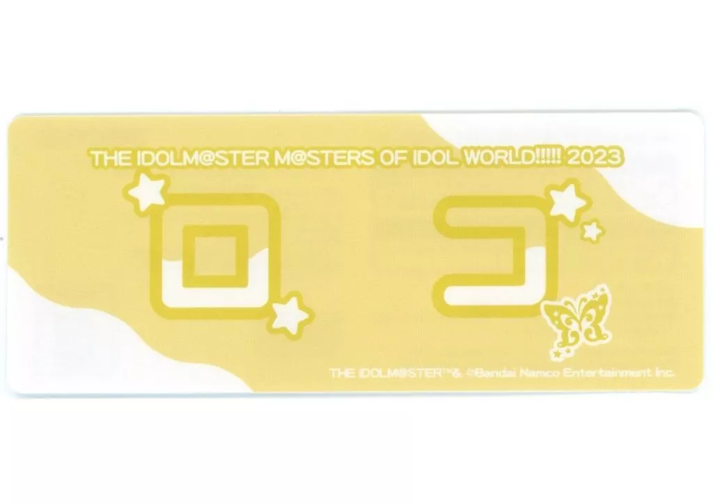 伴田路子(ミリオンライブ!/MOIW!!!!! 2023) 公式ステッカー 「THE IDOLM＠STER M＠STERS OF IDOL WORLD!!!!! 2023」