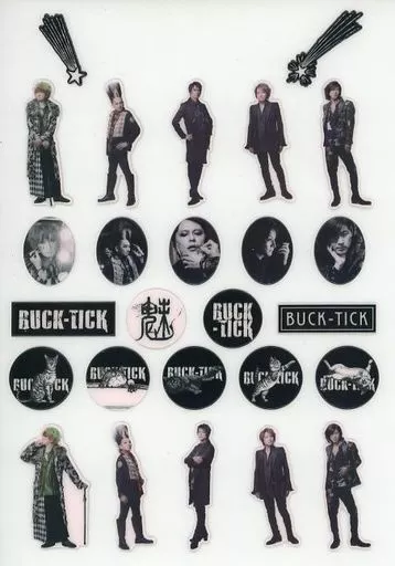 BUCK-TICK 魅世物小屋が暮れてから ぷくぷくステッカー 駿河屋 -<中古>BUCK-TICK ぷくぷくステッカー(3Dシール) 「魅世物小屋