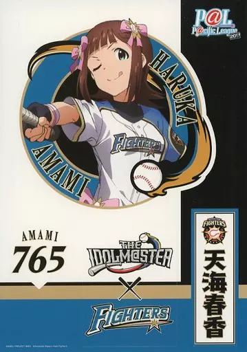 天海春香(アイドルマスター/北海道日本ハムファイターズ) ステッカーシート 「アイドルマスターシリーズ×パ・リーグコラボ」