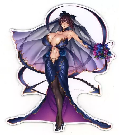 水城不知火 マグネットステッカー 「対魔忍RPG」 LILITH STORE 対象商品購入特典