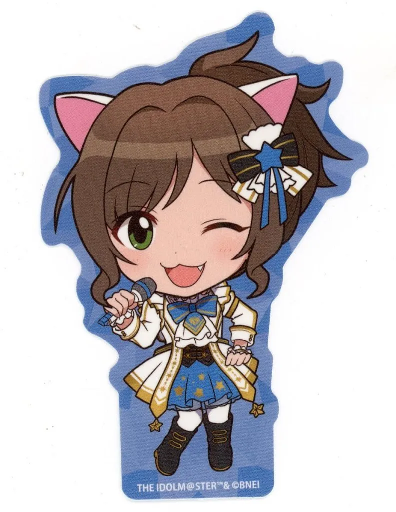 前川みく(シンデレラガールズ/MOIW!!!!! 2023 ver.) 公式ステッカー(デフォルメ) 「THE IDOLM＠STER M＠STERS OF IDOL WORLD!!!!! 2023」