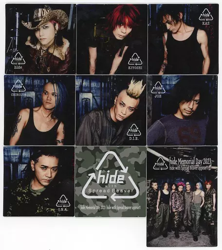 駿河屋 -<中古>hide with Spread Beaver ステッカーセット(9種