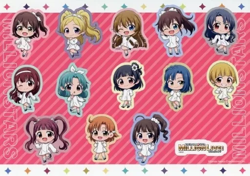 集合 ステッカー(Vol.1) 「アイドルマスター ミリオンライブ! 第1幕 劇場先行上映」 劇場グッズ