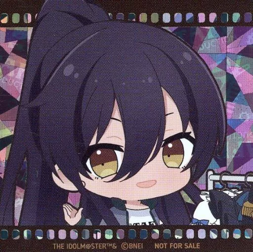 白瀬咲耶 おまけシール 「アイドルマスター シャイニーカラーズ×animatecafe」 対象商品購入特典