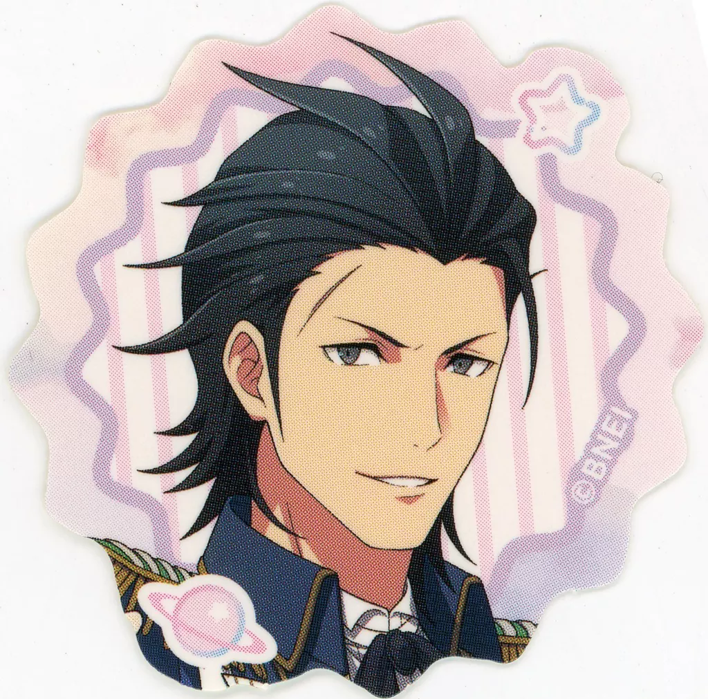 黒野玄武(等身) 「アイドルマスター SideM Mフェス2024 part1×animatecafe トレーディングステッカー Rainbow sparkle ver. Aグループ」