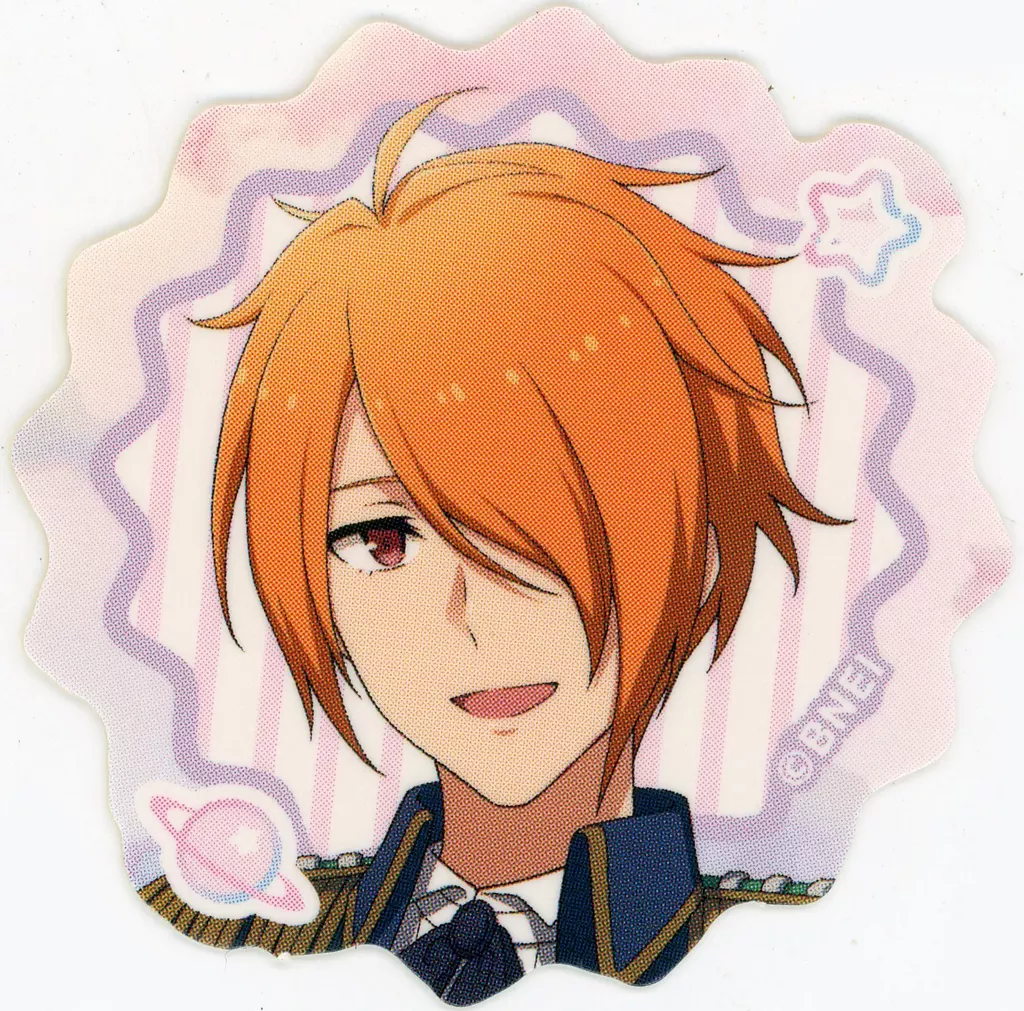 九十九一希(等身) 「アイドルマスター SideM Mフェス2024 part1×animatecafe トレーディングステッカー Rainbow sparkle ver. Aグループ」