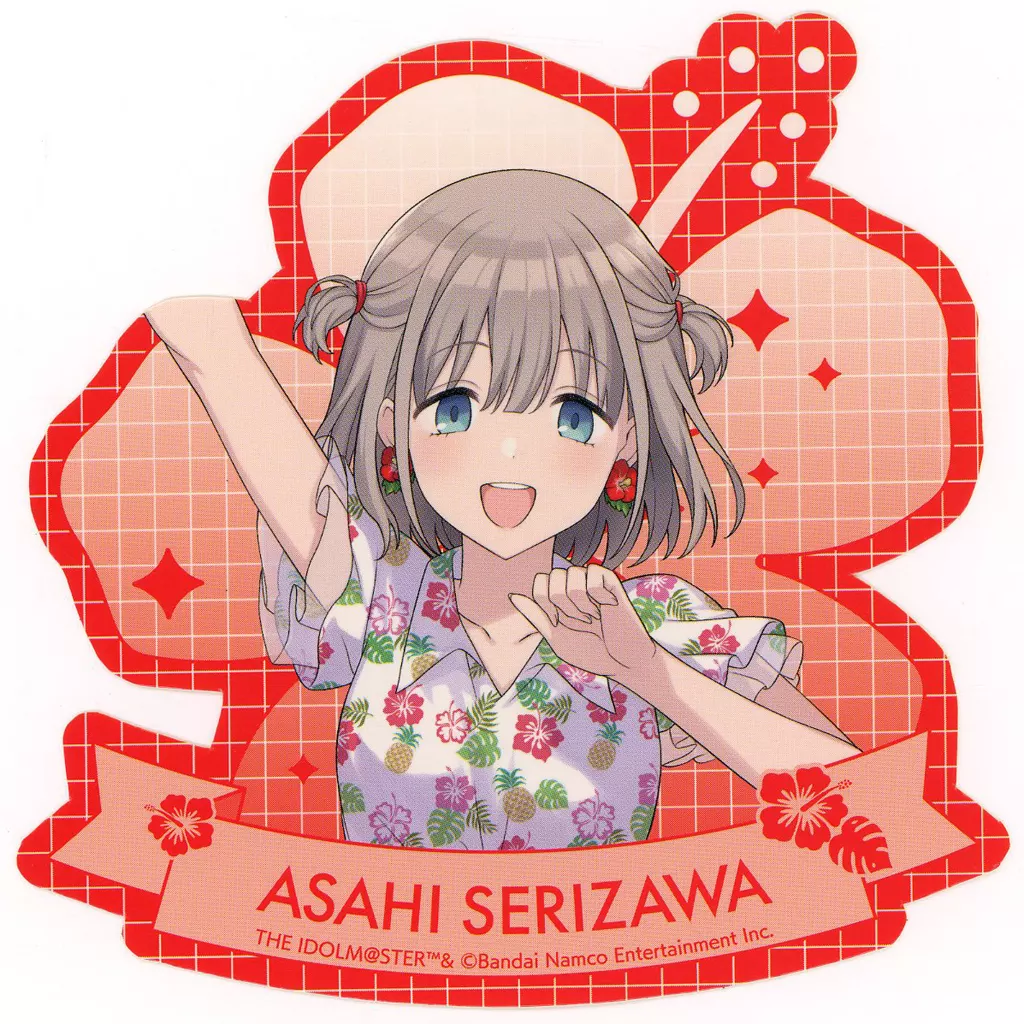 芹沢あさひ 「アイドルマスター シャイニーカラーズ×よみうりランド ダイカットステッカー A tropical style」