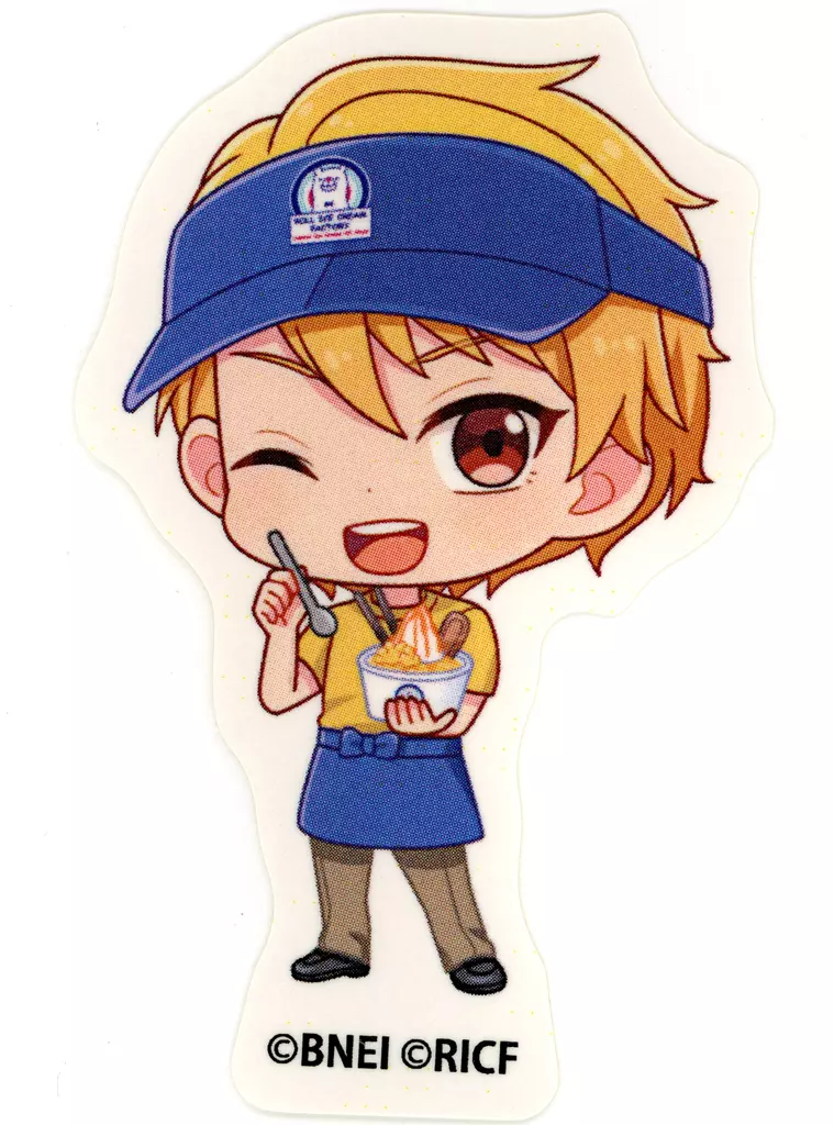 舞田類 「アイドルマスター SideM×ロールアイスクリームファクトリー トレーディングダイカットステッカー」