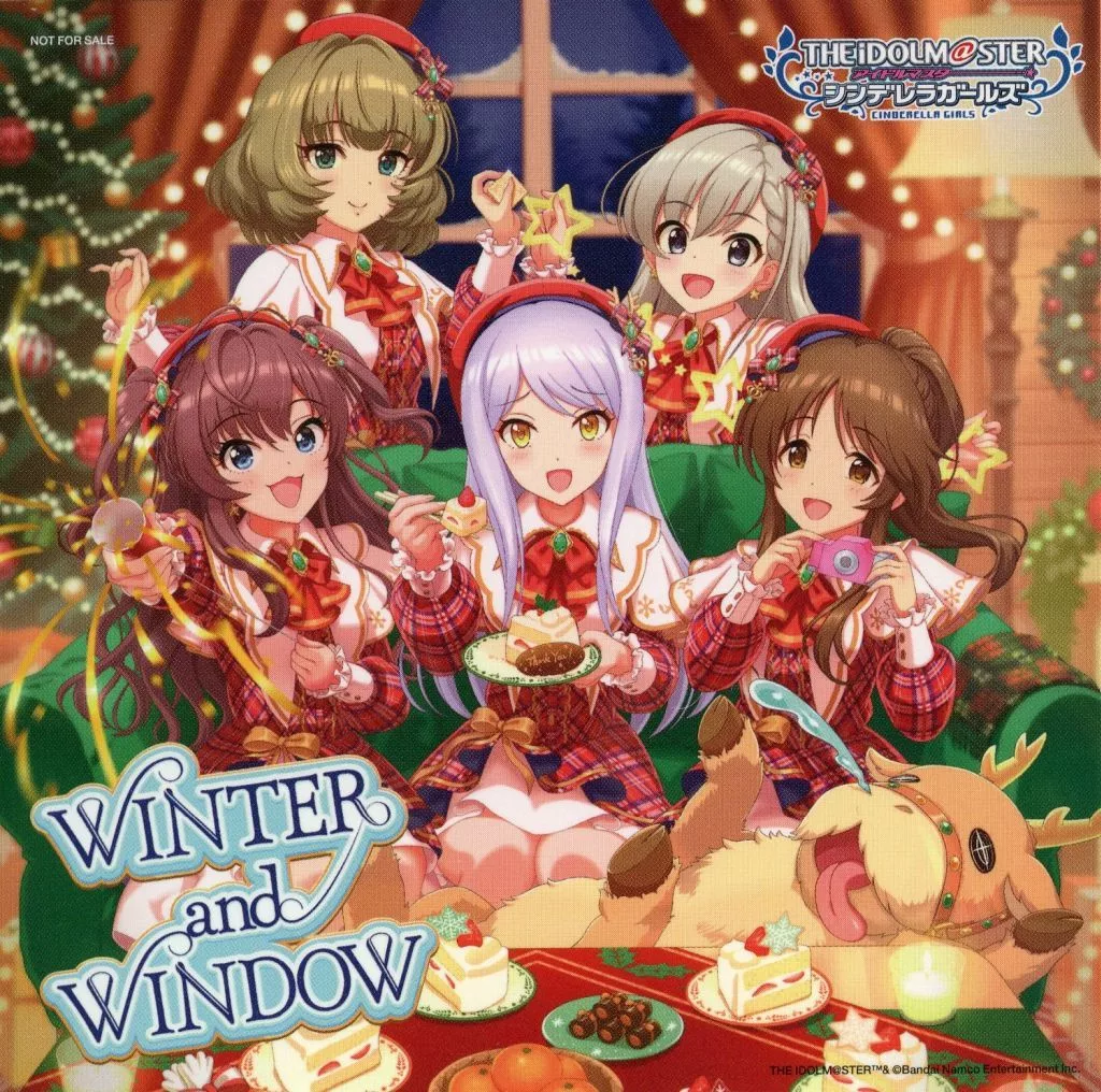 ジャケットイラスト ジャケ柄ステッカー 「CD アイドルマスター シンデレラガールズ THE IDOLM＠STER CINDERELLA MASTER WINTER and WINDOW」 メーカー購入特典
