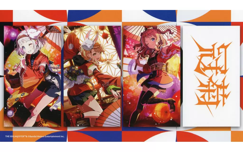 花海咲季＆葛城リーリヤ＆藤田ことね オリジナルステッカー 「CD 学園アイドルマスター 初星学園 Season Solo Collection Vol.2 冠菊」 初回生産盤限定特典