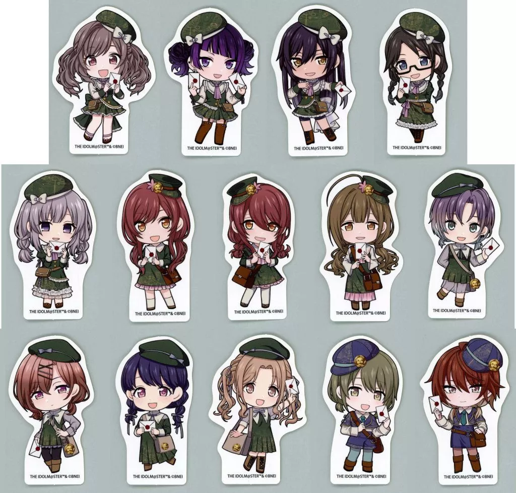 全14種セット 「アイドルマスター シャイニーカラーズ×横浜・八景島シーパラダイス Shiny Pieces ミニキャラダイカットステッカー(Bグループ)」
