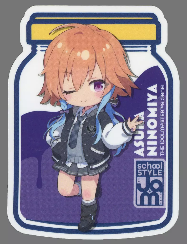 二宮飛鳥(ミニキャラ) 「アイドルマスター シンデレラガールズ 『AFTERSCHOOL STYLEJAM』 POP UP SHOP in SHIBUYA TSUTAYA AFTERSCHOOL STYLEJAMトレーディングステッカー ver.1」
