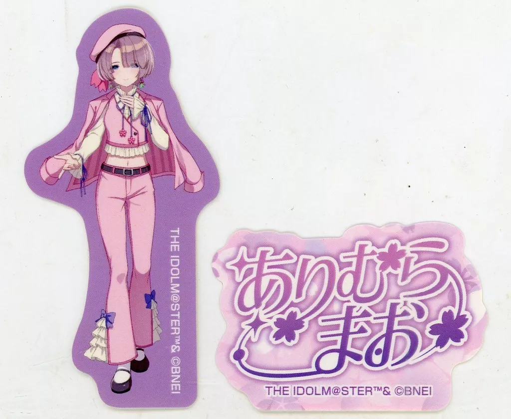 有村麻央(全身＆名前ロゴ) 「学園アイドルマスター×HMV POP UP SHOP ステッカーコレクション」