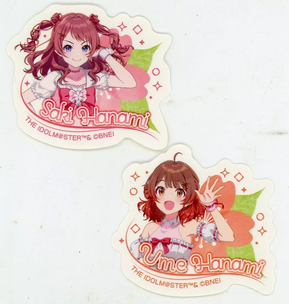 花海咲季＆花海佑芽(バストアップ) 「学園アイドルマスター×HMV POP UP SHOP ステッカーコレクション」