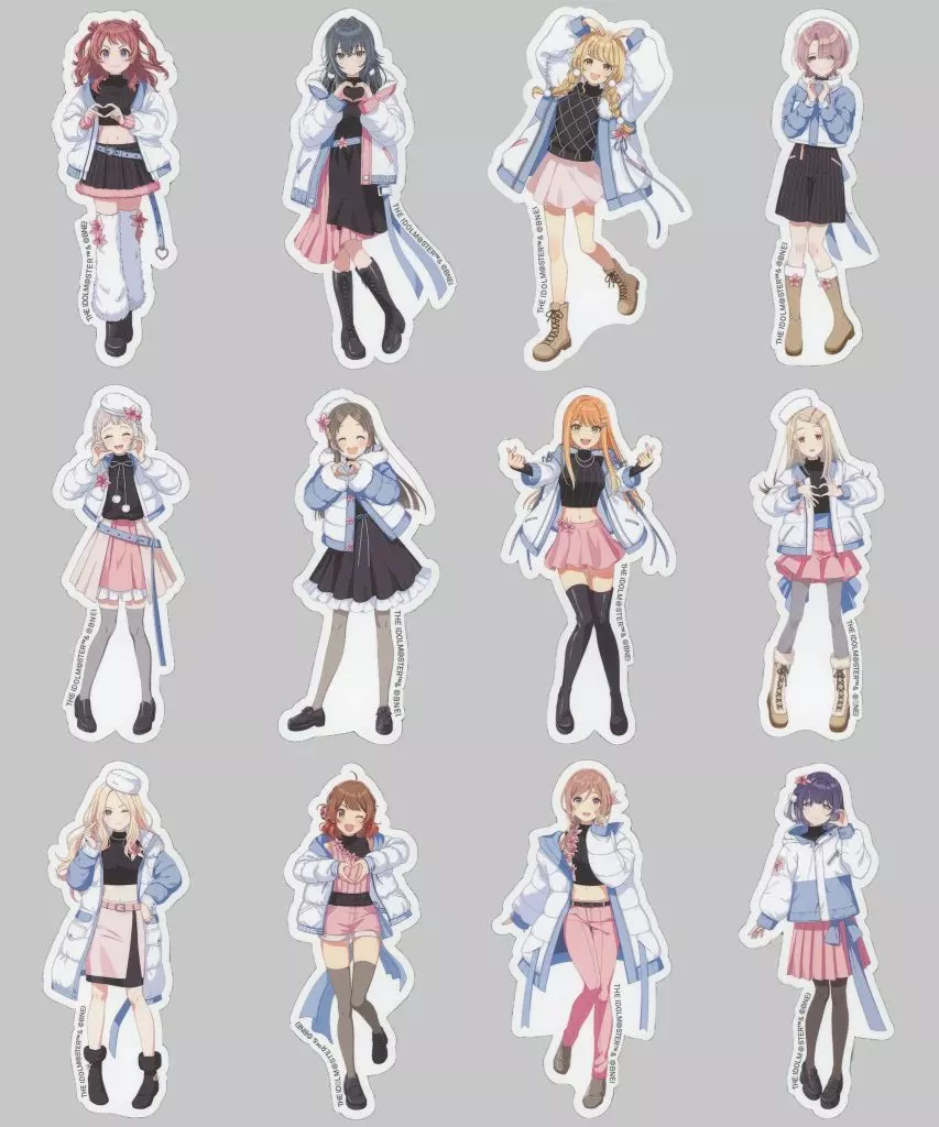 全12種セット 「学園アイドルマスター×アトフェス×狭山スキー場 Sayama Winter mode トレーディングダイカットステッカー(描き下ろし)」