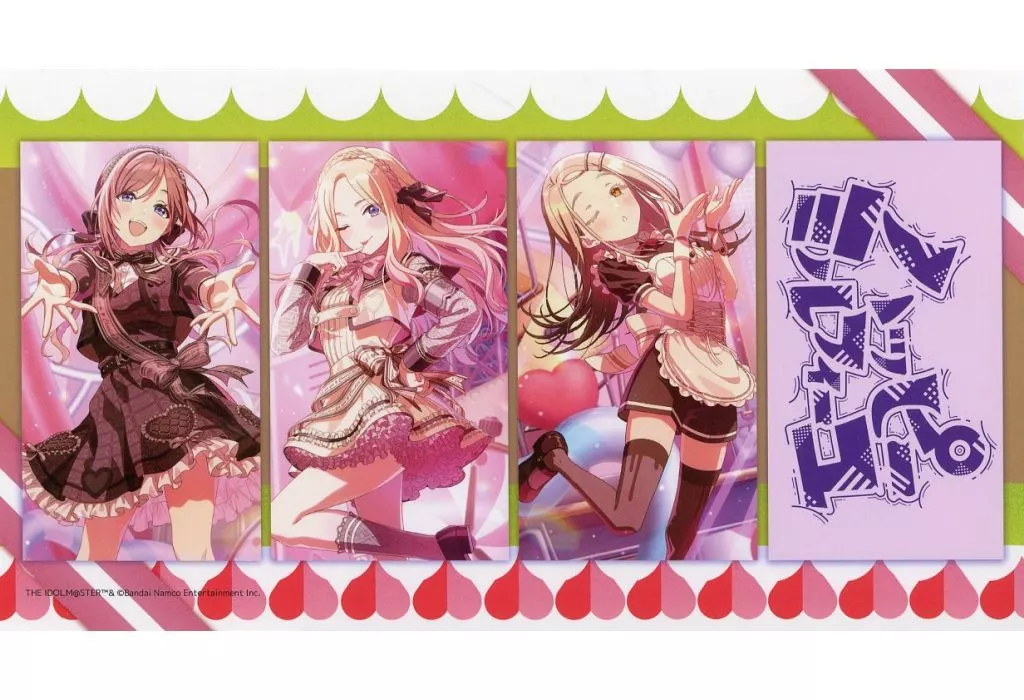 姫崎莉波＆十王星南＆篠澤広 オリジナルステッカー 「CD 学園アイドルマスター 初星学園 Season Solo Collection Vol.5 ハッピーミルフィーユ」 初回生産盤限定特典