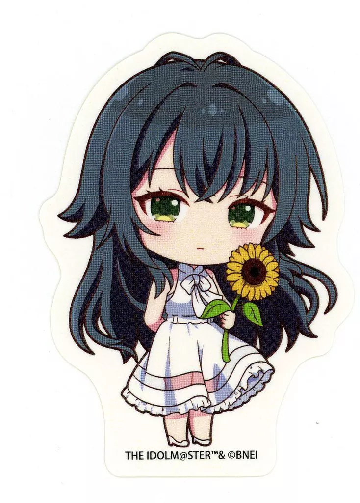月村手毬 「学園アイドルマスター POP UP SHOP ダイカットステッカー sunflower ミニキャラ ver.」