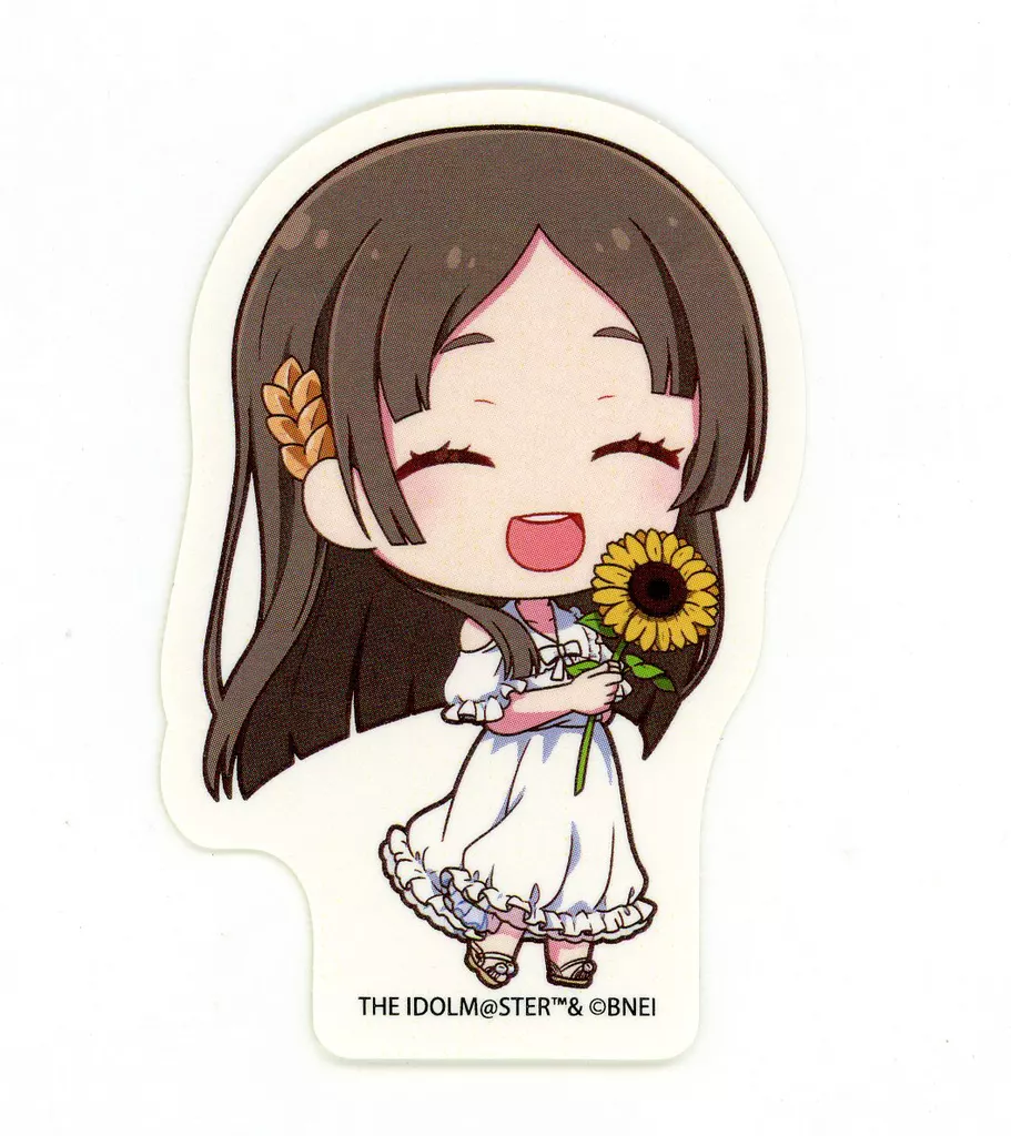 倉本千奈 「学園アイドルマスター POP UP SHOP ダイカットステッカー sunflower ミニキャラ ver.」