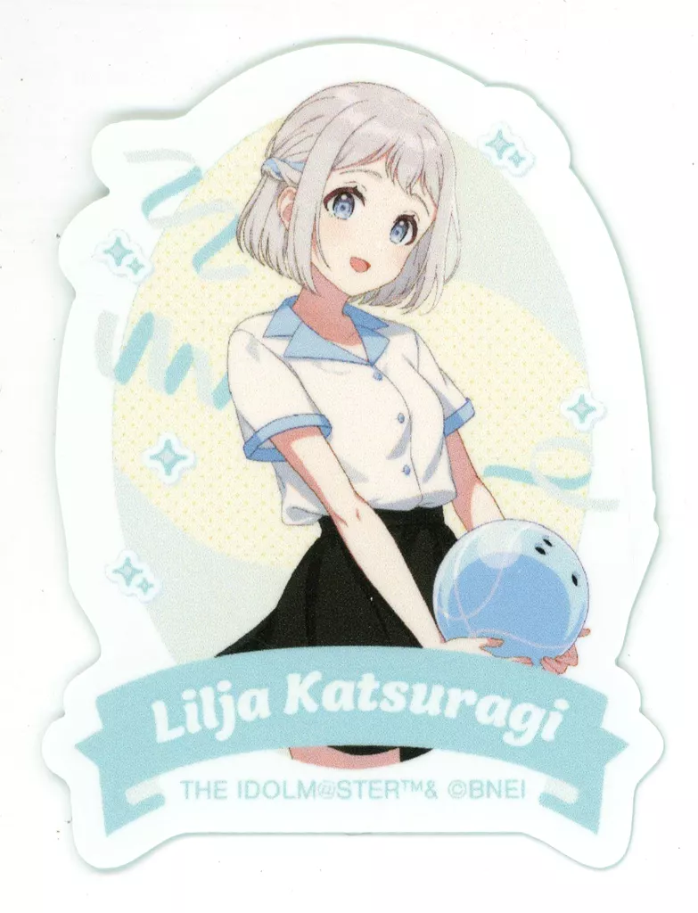 葛城リーリヤ 「学園アイドルマスター×ROUND1 描き下ろし ボウリングシャツver. トレーディングダイカットステッカー」
