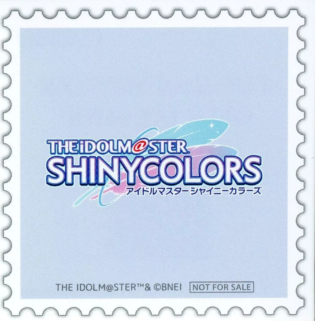 アイドルマスター シャイニーカラーズ(ロゴ) オリジナルステッカー 「アイドルマスターシリーズ×アトレ秋葉原」 前半期間 イベントスペース対象商品購入特典