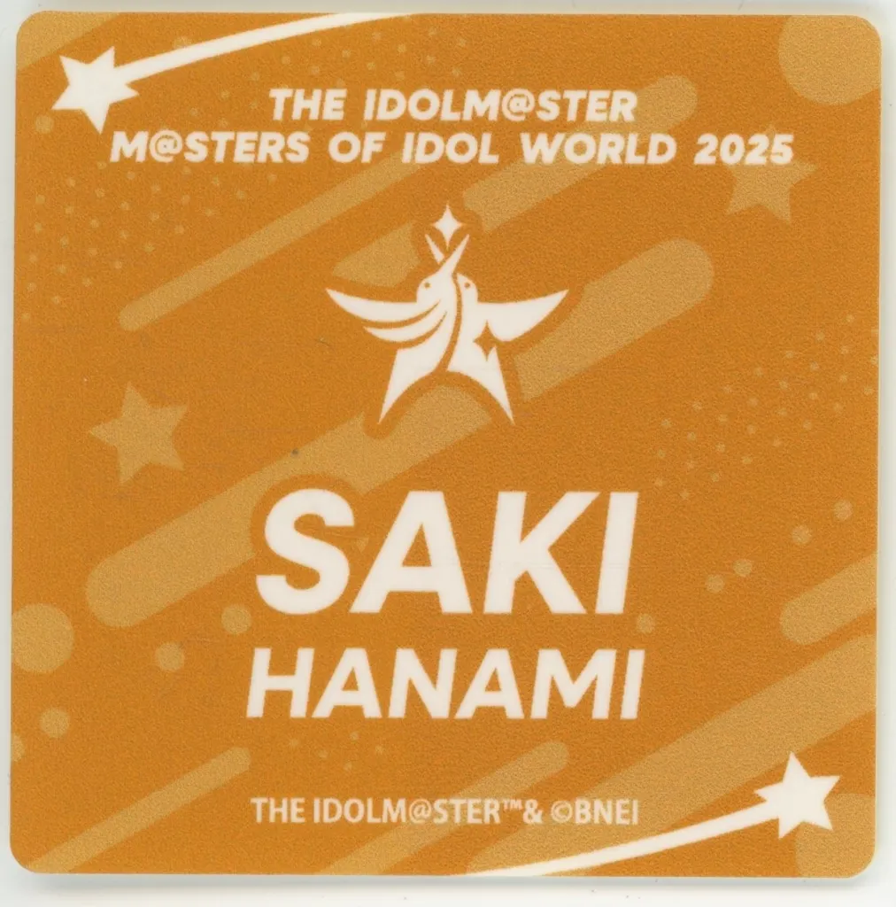 花海咲季 公式ネームステッカー 「THE IDOLM＠STER M＠STERS OF IDOL WORLD 2025」