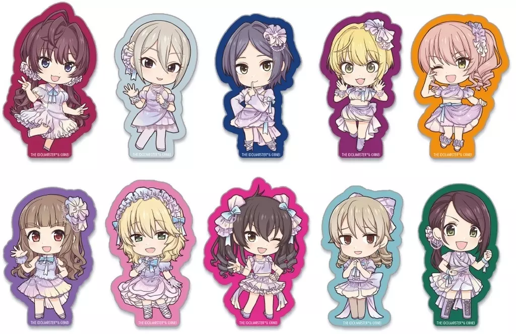 全10種セット 「アイドルマスター シンデレラガールズ ダイカットステッカー」