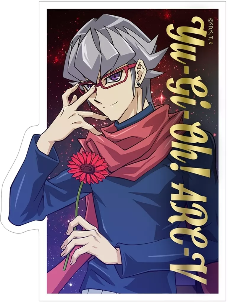 赤馬零児 描き下ろし 屋外対応ステッカー 一輪のゆらめきVer. 「遊☆戯☆王ARC-V」