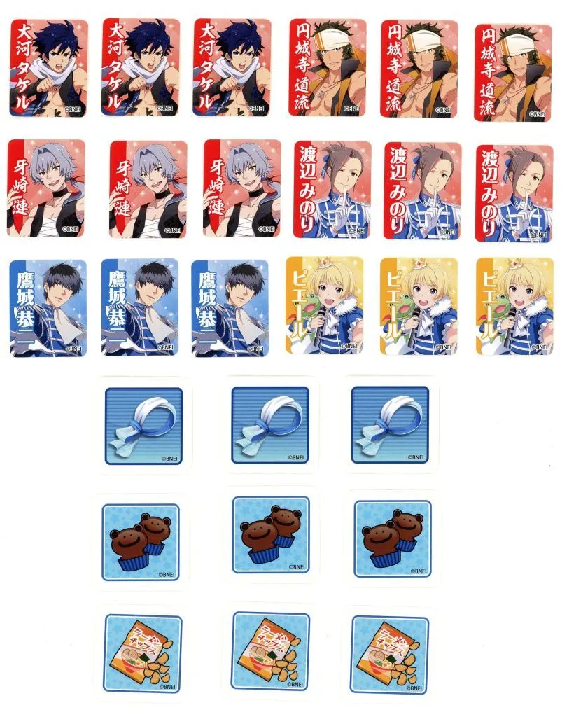 Beit ＆ THE 虎牙道 フレークシールセット 「コトブキヤくじ アイドルマスター SideM Event Collection3」 B-4賞