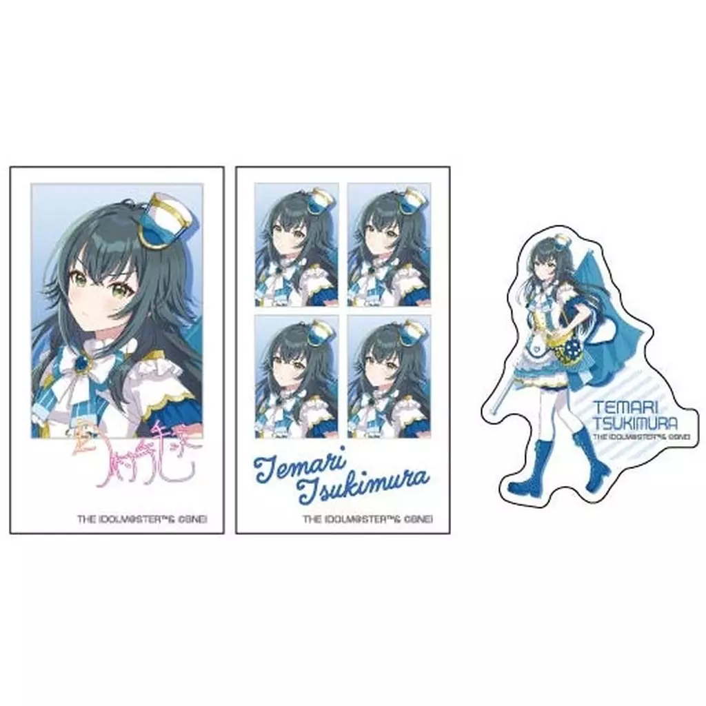 月村手毬 「メモリーカットステッカーIDphoto 3枚入り 学園アイドルマスター」