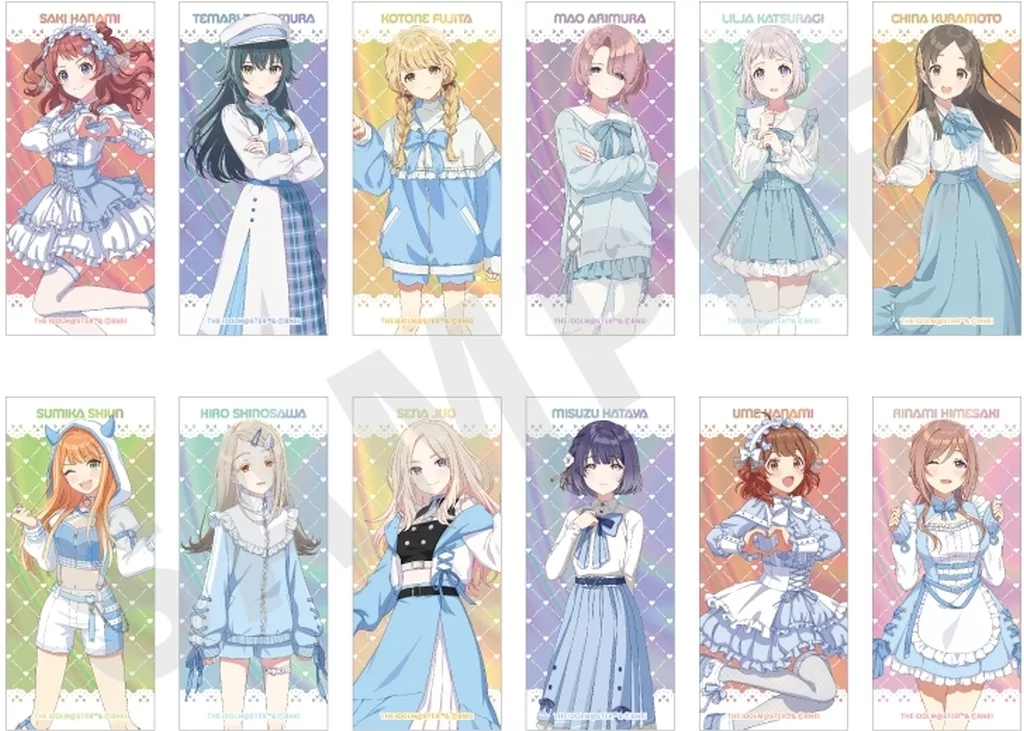 全12種セット 「学園アイドルマスター トレーディングオーロラステッカー」