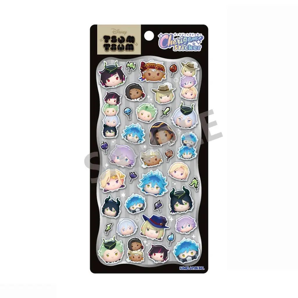 シール・ステッカー　B柄 Cherigem Sticker 「ディズニー ツイステッドワンダーランド」