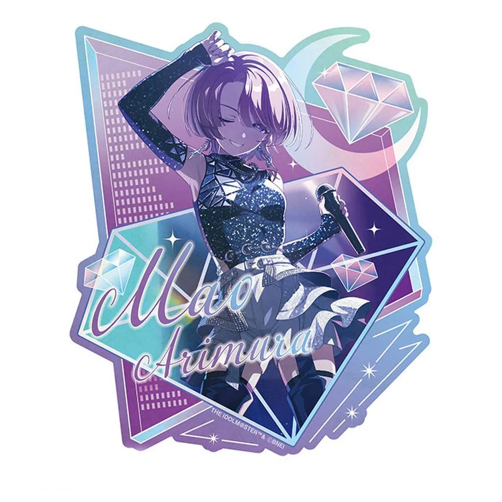 (4)有村麻央 トラベルステッカー2 「学園アイドルマスター」