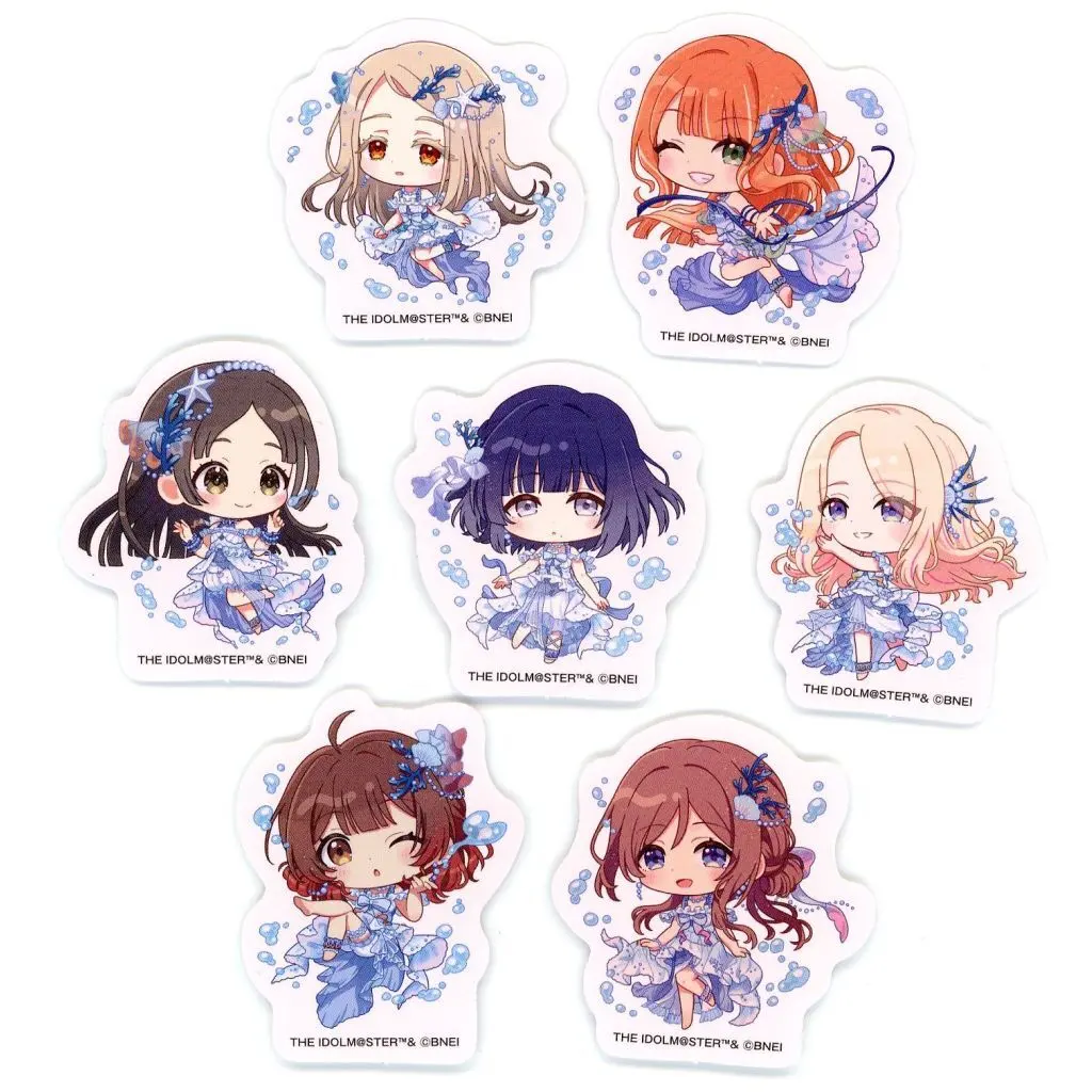 Bグループ ステッカーセット 「学園アイドルマスター COLLABORATION CAFE～Deep Marine Stage～」