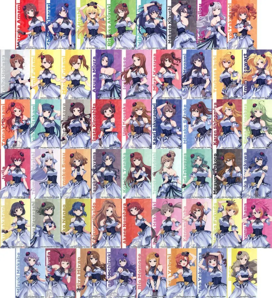 集合 メモリアルステッカーセット モルフォ・パレシアver. 「アイドルマスター ミリオンライブ!シアターデイズ×アトレ秋葉原」