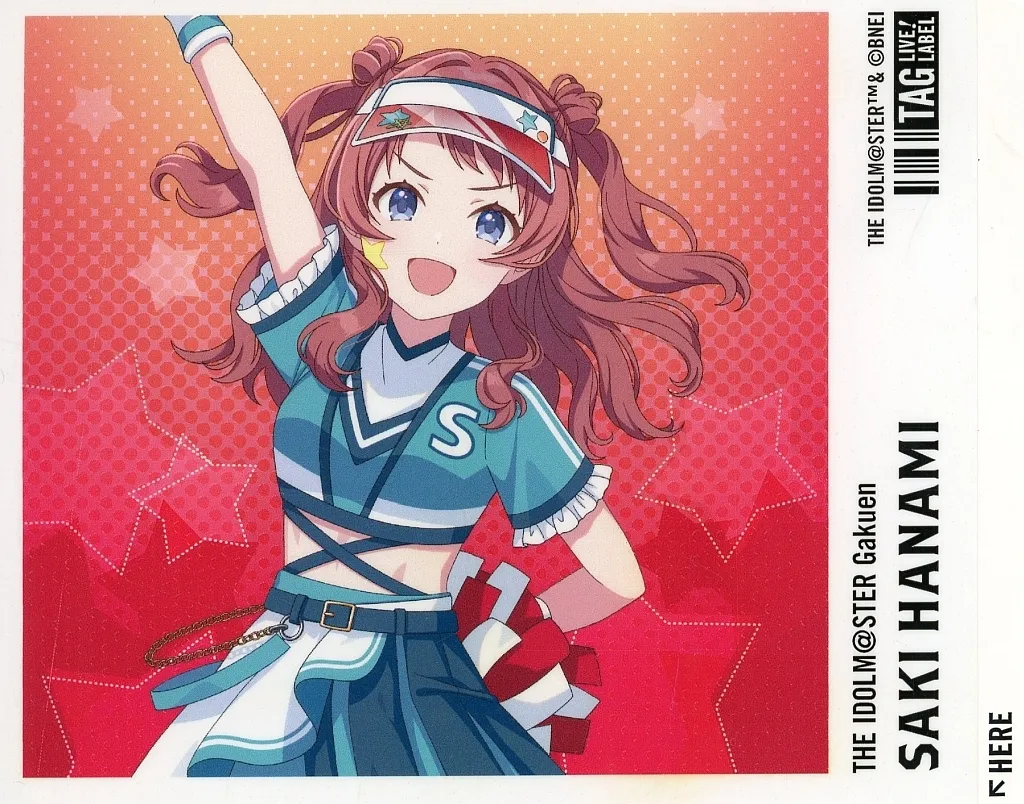 [単品] 花海咲季 ステッカー 「学園アイドルマスター×TAG-LIVE! ポップアップストア in アニメイト秋葉原1号館 オリジナルラベル缶」 同梱品（本体不備（中））