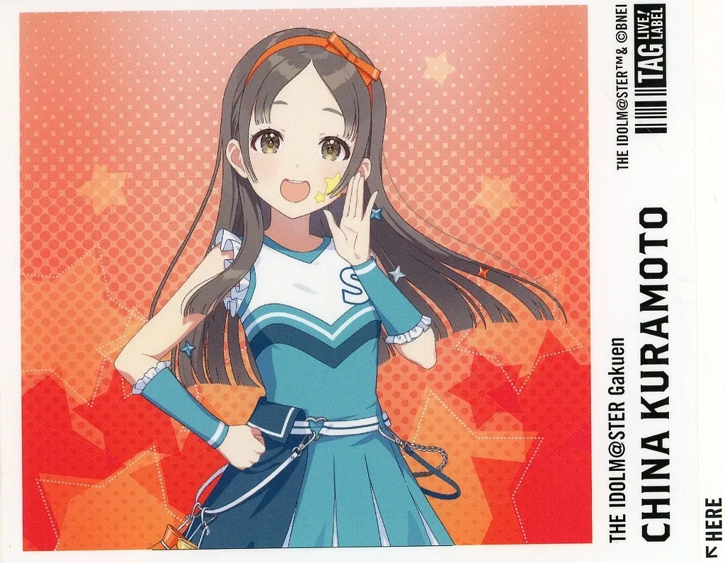 [単品] 倉本千奈 ステッカー 「学園アイドルマスター×TAG-LIVE! ポップアップストア in アニメイト秋葉原1号館 オリジナルラベル缶」 同梱品