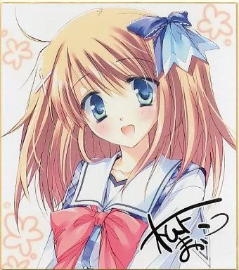 [単品]Strawberry Nauts 日和橙子 松下まかこ描き下ろしカラー複製色紙 「C80 HOOKSOFT 夏コミセット2011」
