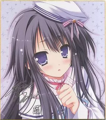 白取愛良 萌木原ふみたけ描き下ろしスペシャル色紙vol.1 「PCソフト 世界と世界の真ん中で」 早期予約キャンペーン