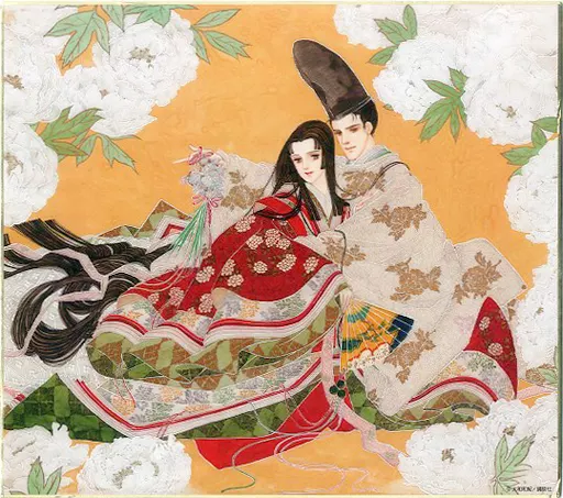 大和和紀　色紙絵 Yahoo!オークション - 大和和紀 あさきゆめみし 色紙①