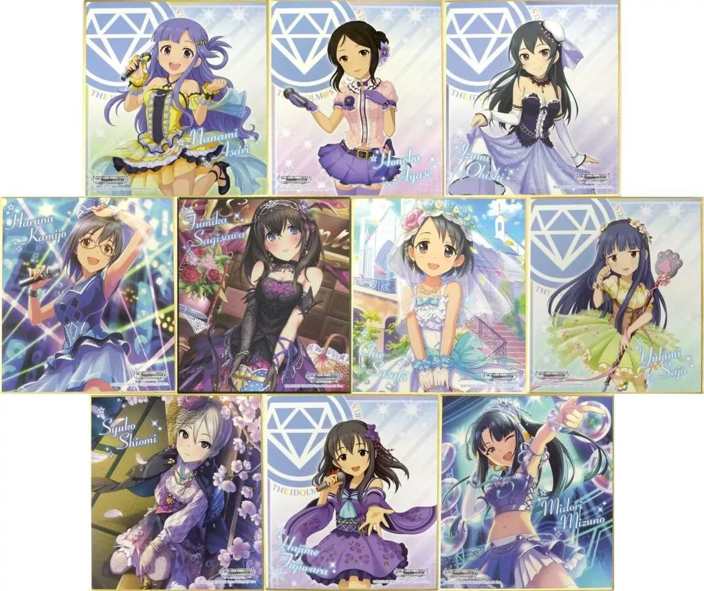 全10種セット 「アイドルマスター シンデレラガールズ ミニ色紙コレクション クール」